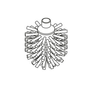Ersatzbürstenkopf Nylon für Art. 4CN.486.000D