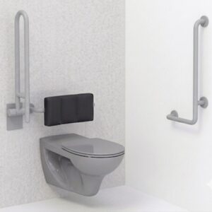 BH_WC Komplettset aus Nylon grau
